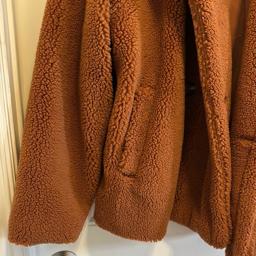NWT GAP Brown Sherpa Jacket - Picture 7 of 7